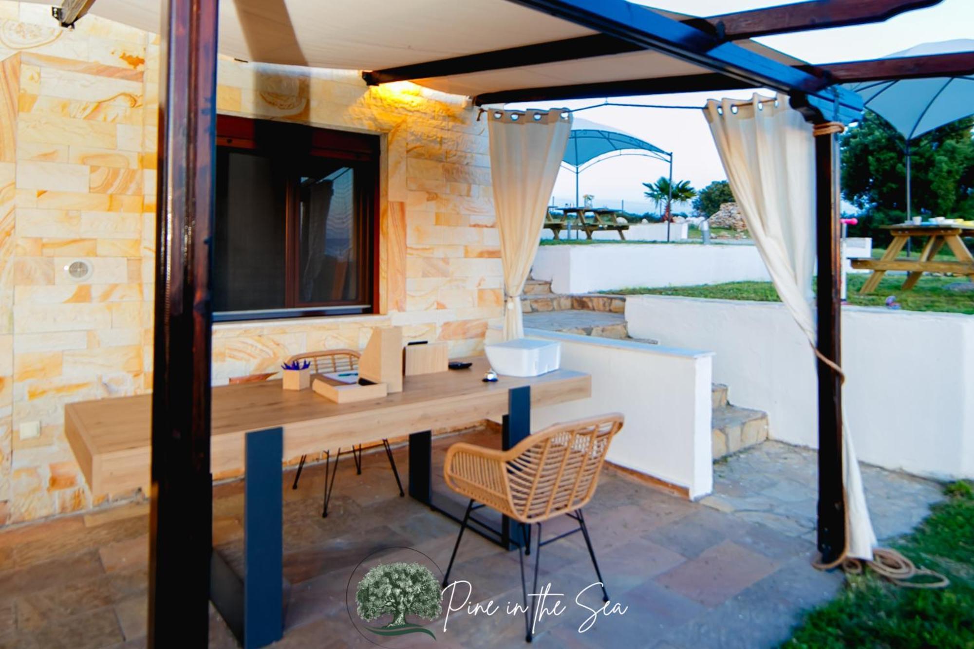 Ferienwohnung Pine In The Sea Nikiti-Sithonia Exterior foto