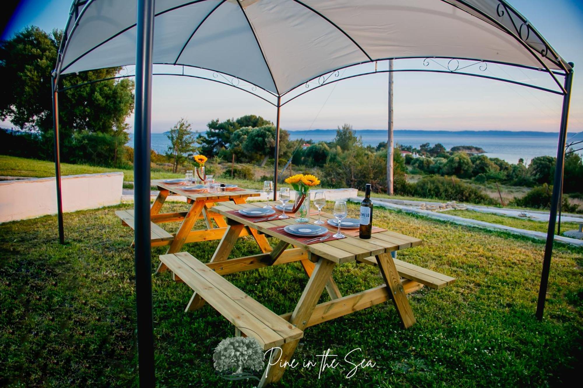 Ferienwohnung Pine In The Sea Nikiti-Sithonia Exterior foto